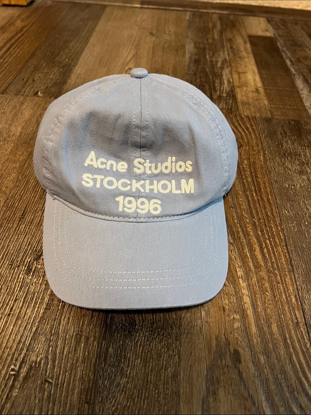 Acne Studios Light Blue Logo Cap